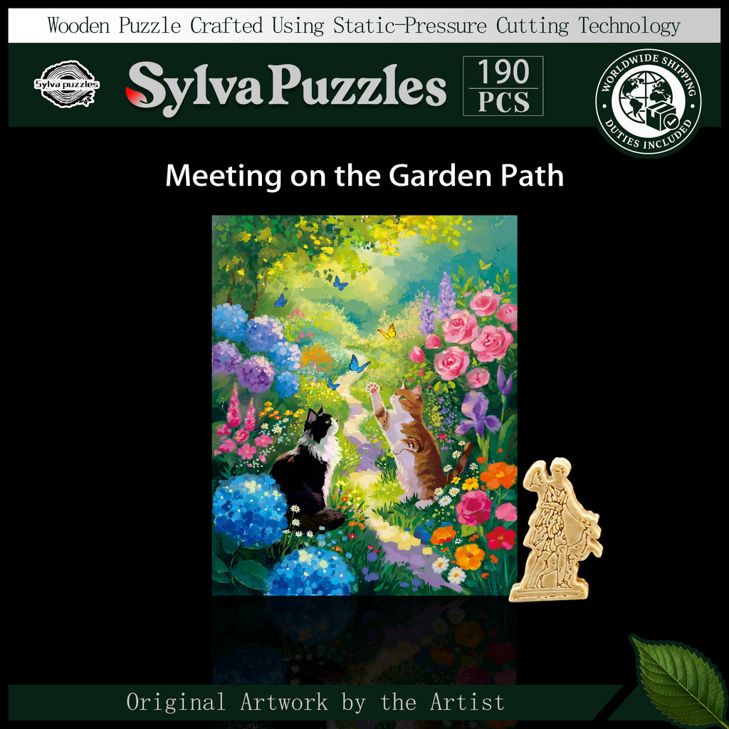 Meeting on the Garden Path