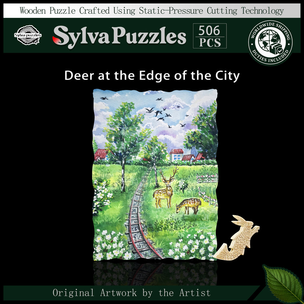 Deer at the Edge of the City