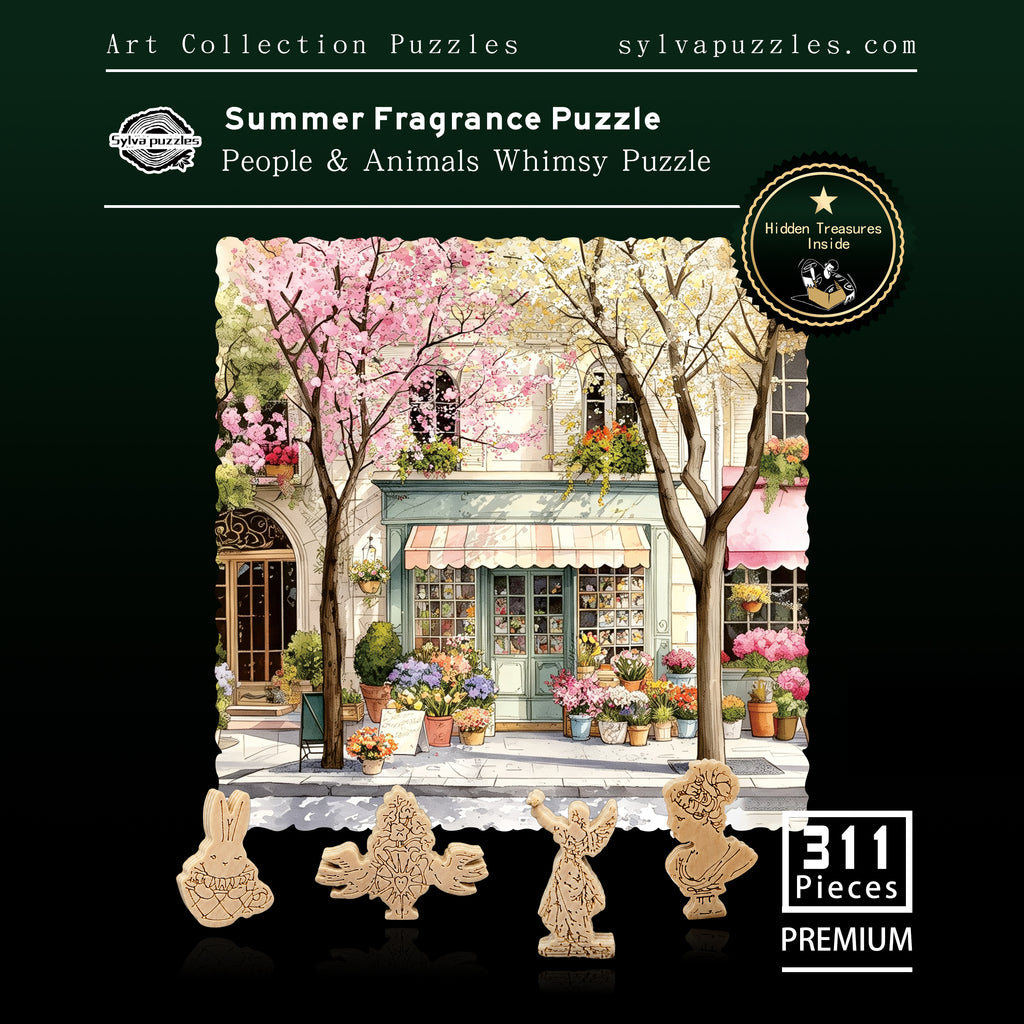 Summer Floral Whispers Art Puzzle