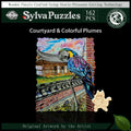Courtyard & Colorful Plumes