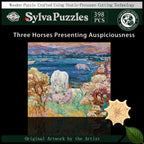 Three Horses Presenting Auspiciousness