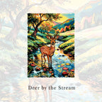 Deer by the Stream