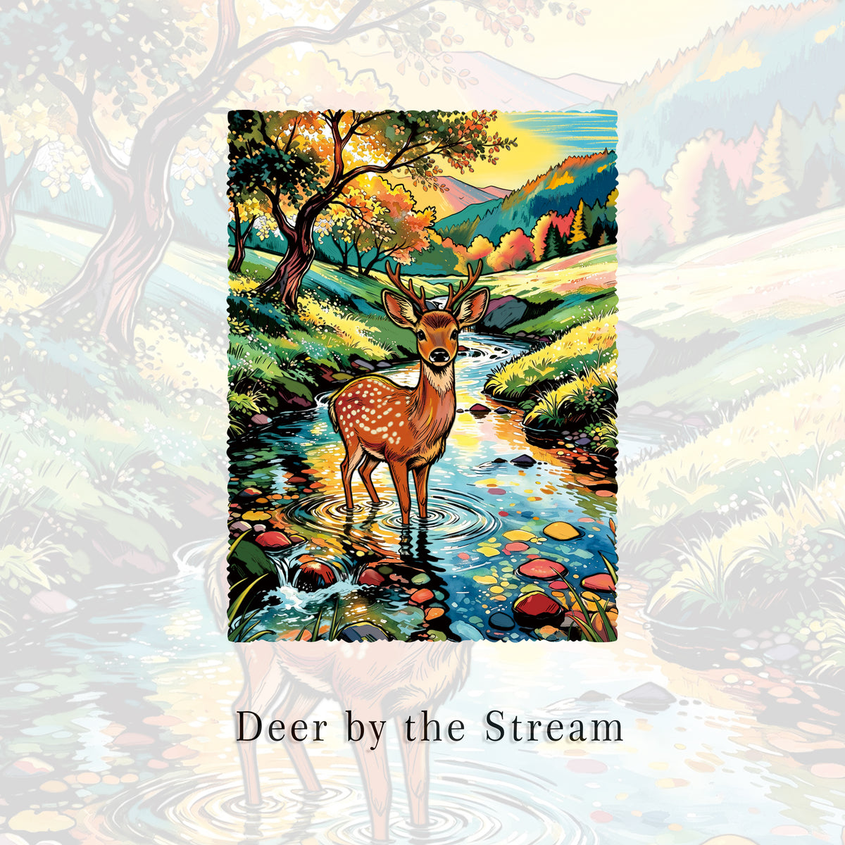 Deer by the Stream