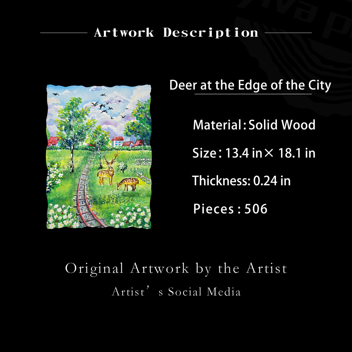 Deer at the Edge of the City