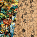 Deer by the Stream