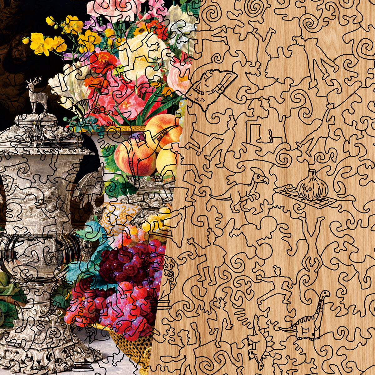 Still Life with Fruit, Flowers and a Silver Cup
