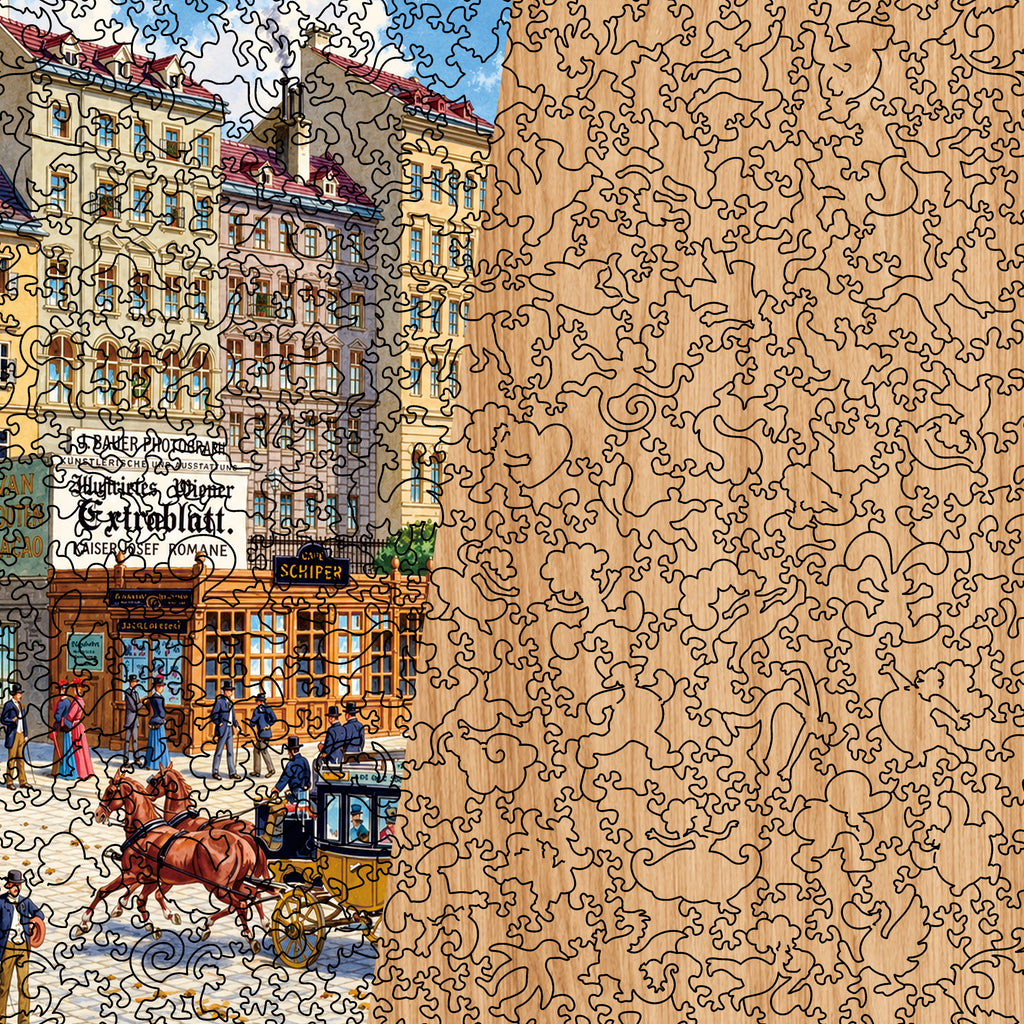 Das Schottentor und  die Mölkerbastei in Wien