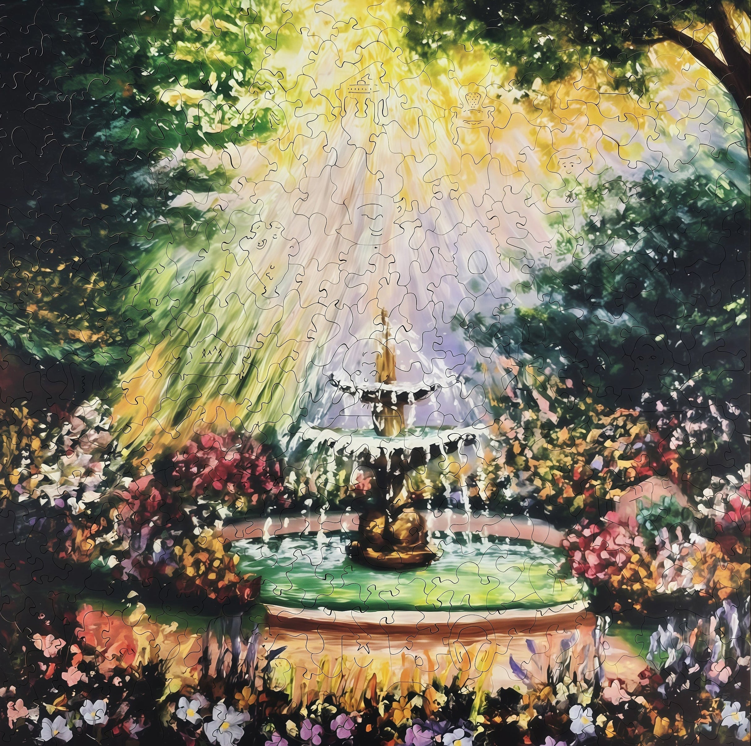 The Secret Garden at Dawn